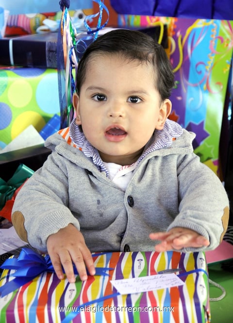 10032012 JESúS ALFREDO  de Santiago cumplió un año de edad.