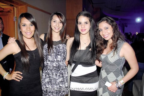 15032012 MARIANNE  Hernández, Mary Tere Carreón, Ángela Romero y Estela Castro.