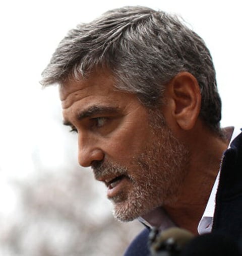 El actor trató de poner fin al genocidio, con la Campaña Basta ya, y Amnistía Internacional realizaron una manifestación para pedir a los Estados Unidos y los líderes mundiales detener la violencia en el sur de Sudán y evitar que cientos de miles de personas murieran de hambre.