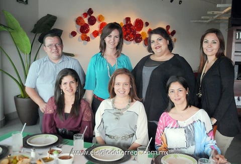 27032012 LORENA  Bello, Lula Kian, Gabriela Fernández, Jacobo Aguilar, Sandra Pérez, Janeth Quezada y Marisa Zúñiga.