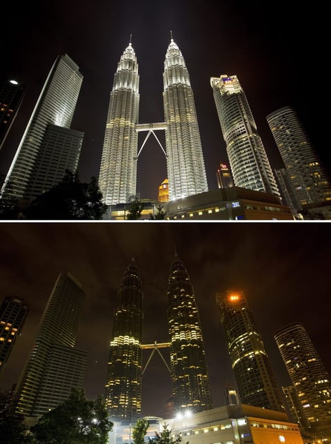 Otras ciudades de Asia que se sumaron a la campaña de este año son Kuala Lumpur (Malasia), Singapur (Singapur), Nueva Delhi (India), Seúl (Corea del Sur), así como localidades de Irak.