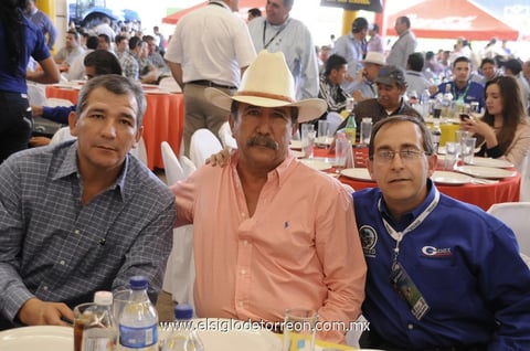 01042012 RAFAEL  Rodríguez, Jorge Rodríguez y Carlos Fernández.