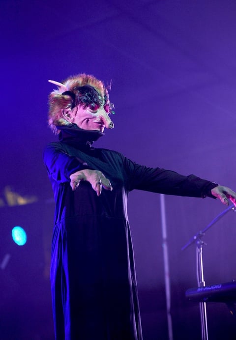 La banda M83 sorprendió con su actuación en el Festival Coachella 2012.