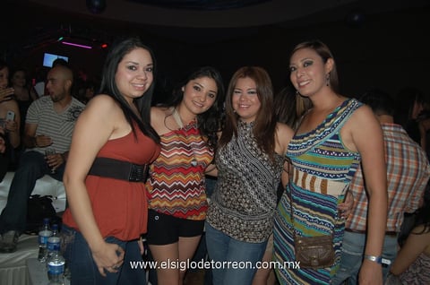 16042012 GABY  Cervantes, Maye Villanueva, Marissa Blanco y Claudia Torrero.