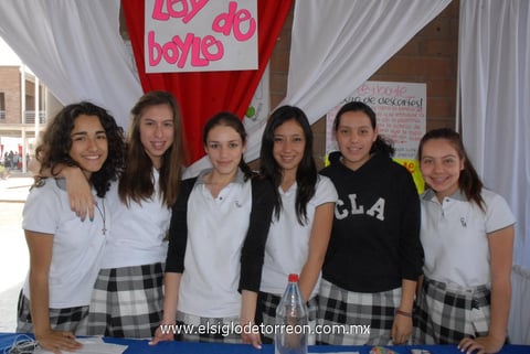 14042012 DIANA,  Luisa, Mariana, Karla, Vanessa e Itzela.