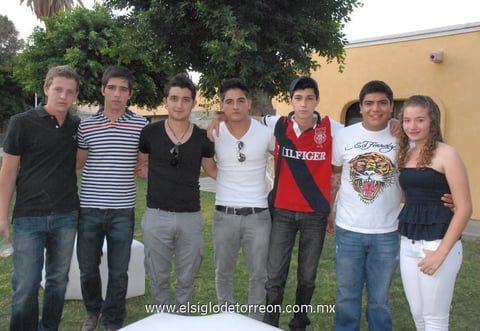 02052012 CARLOS  Potisek, Abraham Cobos, Ricardo Gamboa, Alfredo Aguado, Arturo Hernández, César Nápoles y Natalia Moca.