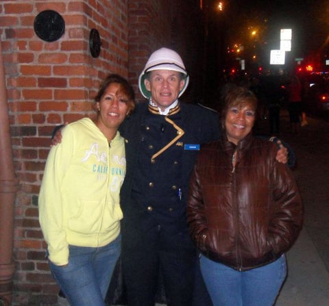 Josefina Jímenez y su hija Yazmin Balderas de paseo en San Franciscco, California.