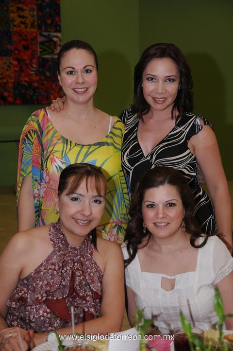 09052012 ARGELIA  Virgil, Jacqueline Flores, Claudia Callas y MÃ³nica Reza.