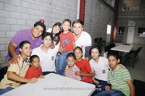 13052012 CRISTIAN,  Lalo, Édgar, Kevin, Fátima, Joseth, Ángel, Kevin, César, Luz y Ariel.