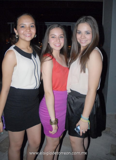 18052012 BECKY  Acosta, Marifer GonzÃ¡lez y Arantza Garnica.