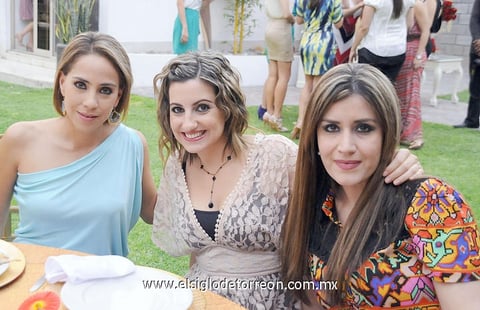 Alicia Jaime, Mirvat Jalil y Laura Orduño.