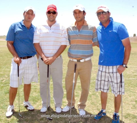Jorge Leal, Fermí­n Cuellar, Hassan Chaúl y Pablo Martínez.