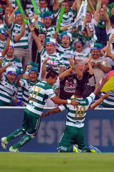 El argentino Daniel Ludueña marcó el 1-0 al minuto seis.