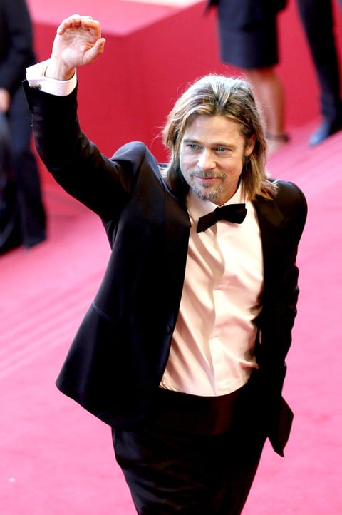 Por la noche, asisitó a la preoyección de su película "Killing them softly", donde desfilo por la alfombra roja.