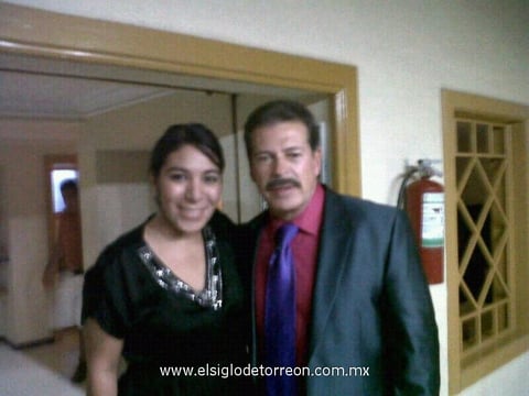 27052012 LETICIA  Salazar junto al actor Sergio Goyri.