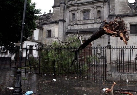 A las 17:30 horas y durante un lapso menor a 10 minutos, se produjo un tornado, clasificado en la escala técnica de F0 a F5 como el más débil, entre Naucalpan, Gustavo A. Madero y Ecatepec, informó el Servicio Meteorológico Nacional.