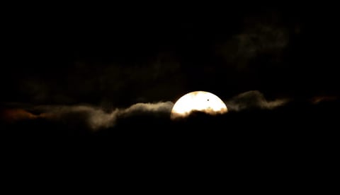 En las redes sociales Facebook y Twitter, los usuarios emitieron opiniones y ligas al portal web de la NASA, así como fotos en las que se observa a Venus como un diminuto lunar en el Sol.