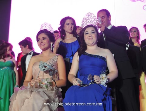 06062012 ARLETTE  Zarzar Lee, fue coronada princesa; y Regina Cordero Villarreal, como reina del club.