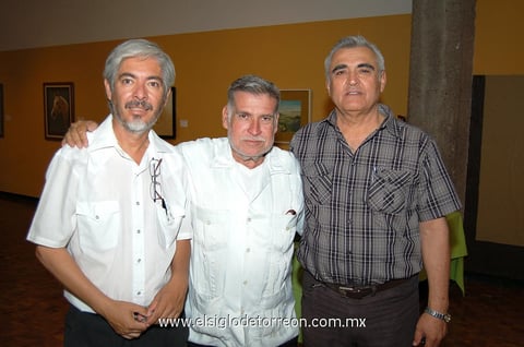 12062012 CARLOS  Burciaga, Pablo Amaya y Ramón González.