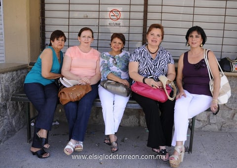 14062012 JUAN  Carrillo, Gabriela Ramos, Rocío Zepeda, Roberto Ramos y Sonia Noyola.