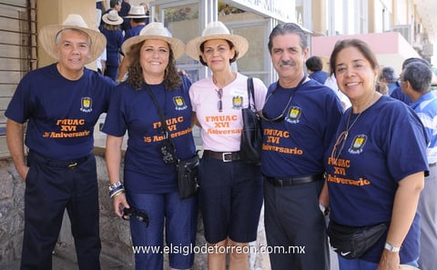 14062012 COTY  de Cárdenas, Alma de Zertuche, Aracely Ramos, Lila Carranza y Rosy de Habib.