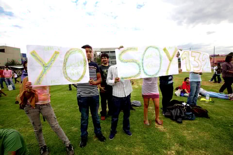 Vallejo reiteró que ella no da consejos a los integrantes del Movimiento #YoSoy132 para trascender, por lo que serán ellos mismos quienes deben discutir fuertemente cuál será su proyección, demanda o contribución.