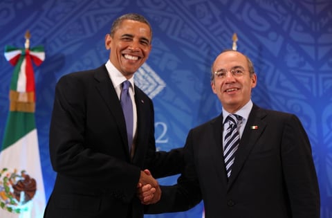 Al término de esa reunión, ambos presidentes se congratularon por la inclusión de México en las negociaciones del Acuerdo en un mensaje a los medios.