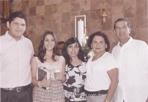 17062012 WILL  Treviño Barrios, Marian Treviño Barrios, Teresa Hernádez Covarrubias, Lorena Barrios y Will Ttreviño Valdez.