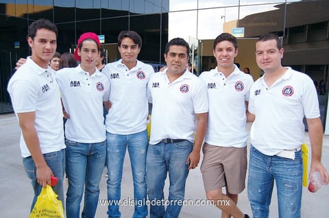 19062012 RODY , Guillermo, Diego, Sergio, Lalo y Quique.