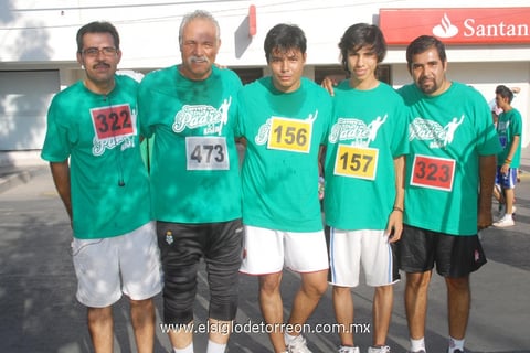 21062012 ERNESTO  Rosales, Alonso Sánchez, Isaías Sánchez, Isaías Sánchez Ruiz y Bruno Rosales.