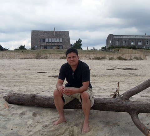 El Torch de vacaciones en Fire Island, New York.