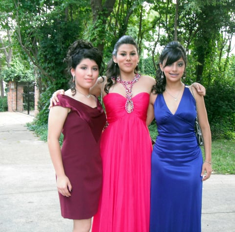 Williams Prep, Prom Lolita, Mariana ,Jacky, en Dallas Tx