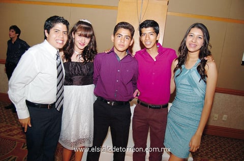 24062012 JUAN CARLOS , Lizeth, Oliver, Édgar y Gracia.