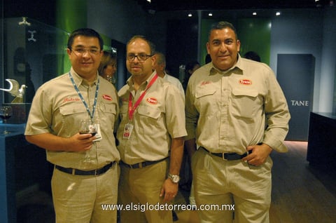 26062012 ROBERTO  Campos, Raúl Velasco y Rubén Méndez.