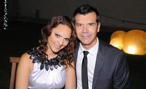 Mónica López de Borgetti y Jared Borgetti.