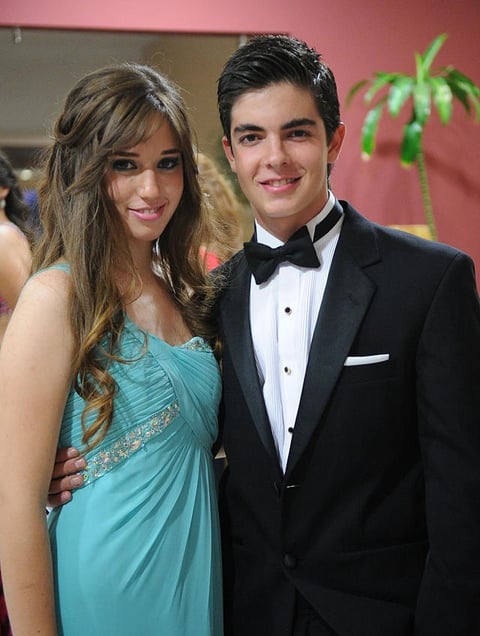 Larisa Saldaña y Fernando Dueñes.