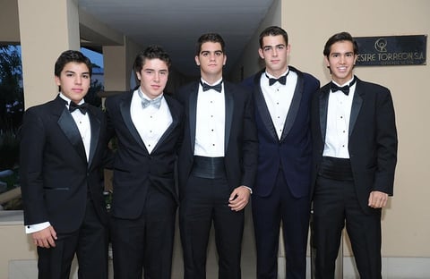 José Manuel Salazar, Andrés Ollivier, Bernardo Sesma, Diego González y Jorge García.