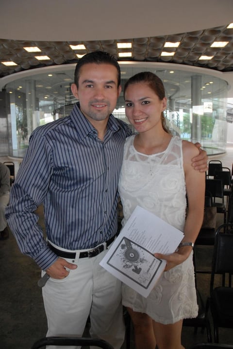 Ernesto Gilio y Daniela Larrañaga.