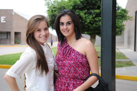Adriana Borunda y Sandra López.