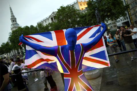 Varias zonas de Londres se vistieron de colores con la ceremonia inaugural de JO.