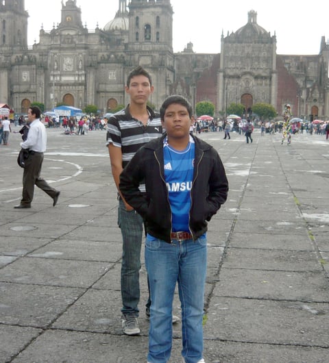 Fernando y Jairo Bernal de la paz en la Ciudad de México.