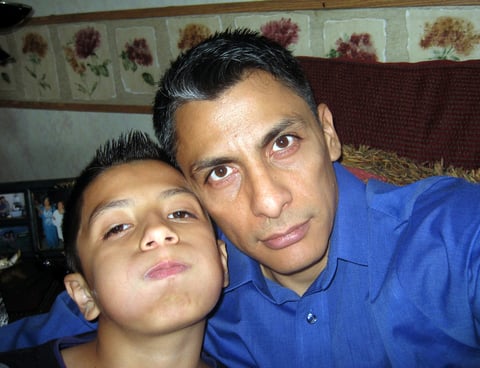 Mi bebe y yo.