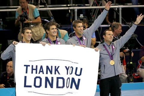 El equipo estadounidense agradeció a Londres tras concluir su participación en los Juegos Olímpicos.