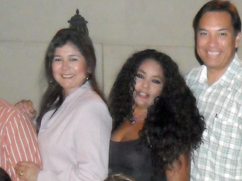 Rocío, Mayra y Elías.