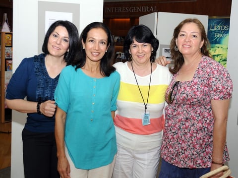 08082012 ANGéLICA  Rodríguez, Salomé de Katsicas, Gaby Nava y Natalia de Montenegro.