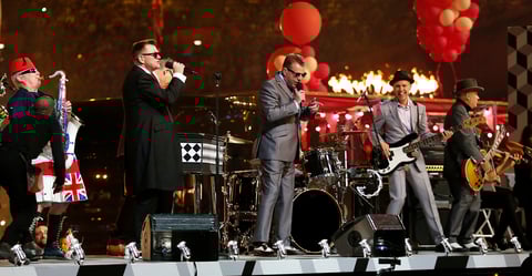 El estadio Olímpico de Londres se convirtió en un día cualquiera en la ciudad, con la gente transitando y de fondo el grupo Madness, se escuchó un cover de Blur.