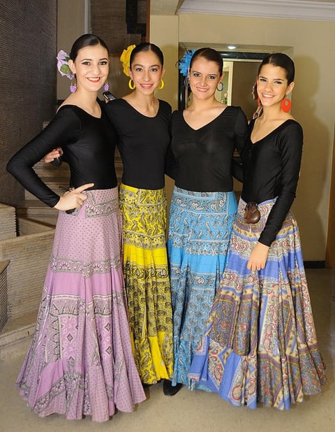 Mareen, Ana Paula, Marile y Mayte.