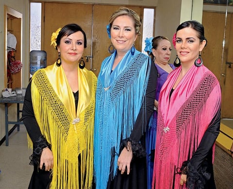 Paty de León, Rosy Carranza e Isela de Ávalos.