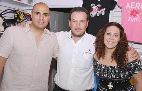 Jaime, Paco y Claudia.