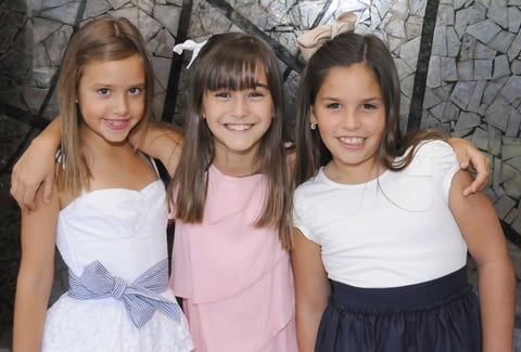 Paulina, Jimena y Ana Paula.